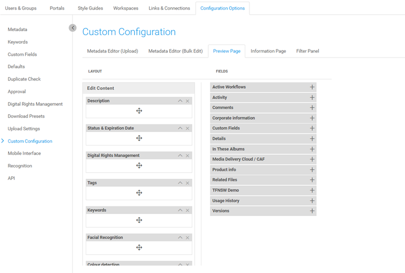How to configure your Asset Metadata